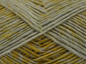 Fiber Content 70% Acrylic, 15% Alpaca, 15% Wool, Light Grey, Brand Ice Yarns, Gold, fnt2-78766 