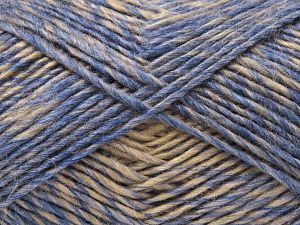 Fiber Content 70% Acrylic, 15% Alpaca, 15% Wool, Light Camel, Light Blue, Brand Ice Yarns, fnt2-78770 