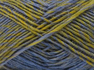 Fiber Content 70% Acrylic, 15% Alpaca, 15% Wool, Olive Green, Lilac, Brand Ice Yarns, fnt2-82379 